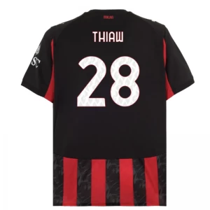AC Milan Thiaw #28 Fußballtrikot 2025-26 Heimtrikot Herren