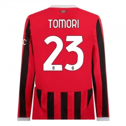 AC Milan Tomori #23 Fußballtrikot 2024-25 Heimtrikot Herren Langarm