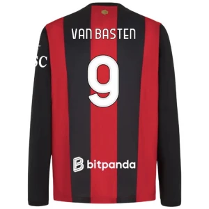 AC Milan Van Basten #9 Fußballtrikot 2026-27 Heimtrikot Herren Langarm