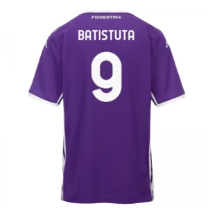 ACF Fiorentina Batistuta #9 Fußballtrikot 2025-26 Heimtrikot Herren