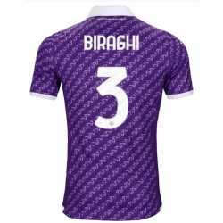 ACF Fiorentina Biraghi #3 Fußballtrikots 2023-24 Heimtrikot Herren