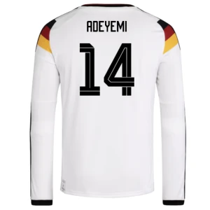 Adeyemi #14 Deutschland Fußballtrikot WM 2026 Heimtrikot Herren Langarm