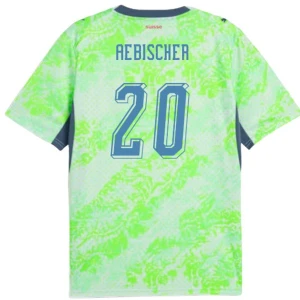 Aebischer #20 Schweiz Fußballtrikot WM 2026 Auswärtstrikot Herren