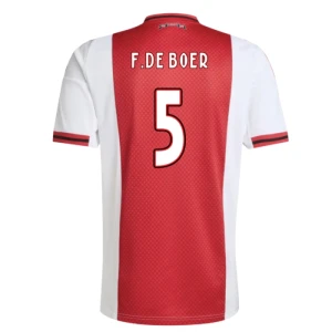 AFC Ajax Amsterdam F. De Boer #5 Fußballtrikot 2025-26 Heimtrikot Herren