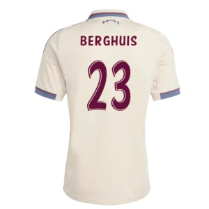 AFC Ajax Amsterdam Fußballtrikot Berghuis #23 2025-26 Ausweichtrikot Herren