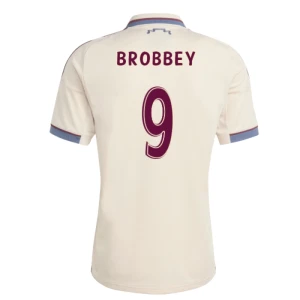 AFC Ajax Amsterdam Fußballtrikot Brobbey #9 2025-26 Ausweichtrikot Herren