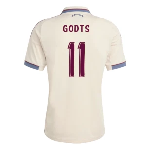 AFC Ajax Amsterdam Fußballtrikot Godts #11 2025-26 Ausweichtrikot Herren