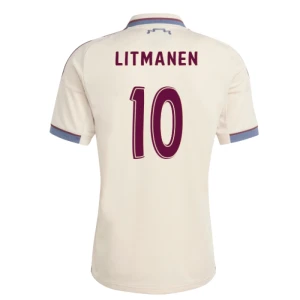 AFC Ajax Amsterdam Fußballtrikot Litmanen #10 2025-26 Ausweichtrikot Herren