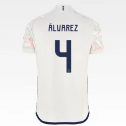 AFC Ajax Fußballtrikots 2023-24 Alvarez #4 Auswärtstrikot Herren