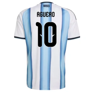 Aguero #10 Argentinien Fußballtrikot WM 2026 Heimtrikot Herren
