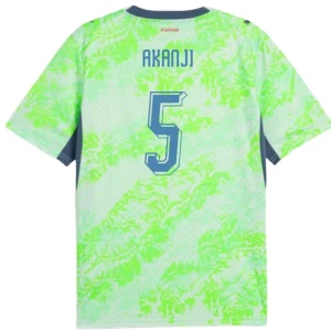 Akanji #5 Schweiz Fußballtrikot WM 2026 Auswärtstrikot Herren