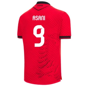 Albanien Asani #9 Fußballtrikot 2026 Heimtrikot Herren