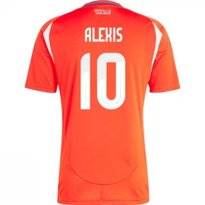 Alexis Sánchez #10 Chile Fußballtrikot Copa America 2024 Heimtrikot Herren