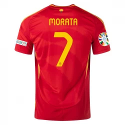 Alvaro Morata #7 Spanien Fußballtrikot EM 2024 Heimtrikot Herren