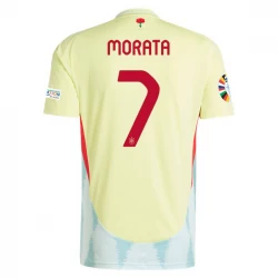 Alvaro Morata #7 Spanien Fußballtrikots EM 2024 Auswärtstrikot Herren