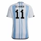Ángel Di María #11 Argentinien Fußballtrikots WM 2022 Heimtrikot Herren