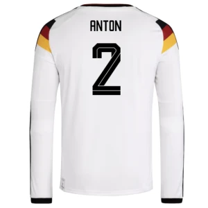 Anton #2 Deutschland Fußballtrikot WM 2026 Heimtrikot Herren Langarm