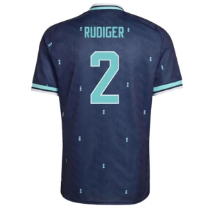 Antonio Rudiger #2 Deutschland Fußballtrikot WM 2026 Auswärtstrikot Herren