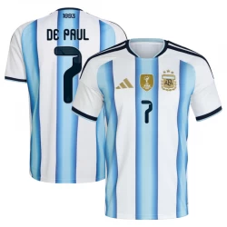 Argentinien De Paul #7 Fußballtrikot 2026 Heimtrikot Herren