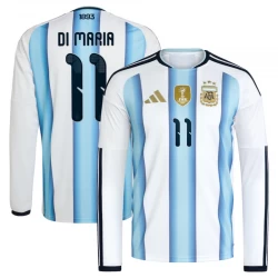 Argentinien Di Maria #11 Fußballtrikot 2026 Heimtrikot Herren Langarm