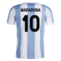 Argentinien Diego Maradona #10 Fußballtrikot 2024 50th Anniversary Heimtrikot Herren