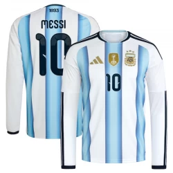 Argentinien Lionel Messi #10 Fußballtrikot 2026 Heimtrikot Herren Langarm