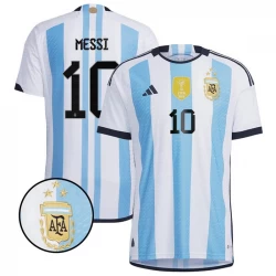 Argentinien Lionel Messi #10 Fußballtrikots 2023 Champions Heimtrikot Herren