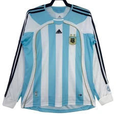 Argentinien Retro Trikot 2006 Heim Herren Langarm