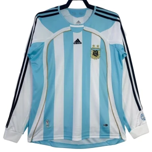 Argentinien Retro Trikot 2006 Heim Herren Langarm