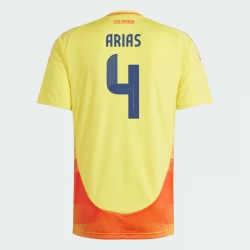 Arias #4 Kolumbien Fußballtrikot Copa America 2024 Heimtrikot Herren