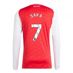Arsenal FC Bukayo Saka #7 Fußballtrikot 2025-26 Heimtrikot Herren Langarm