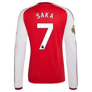 Arsenal FC Bukayo Saka #7 Fußballtrikot 2026-27 Heimtrikot Herren Langarm