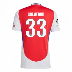 Arsenal FC Calafiori #33 Fußballtrikot 2024-25 UCL Heimtrikot Herren