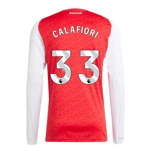 Arsenal FC Calafiori #33 Fußballtrikot 2025-26 Heimtrikot Herren Langarm