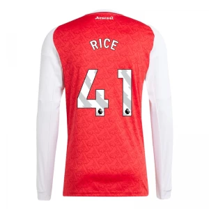Arsenal FC Declan Rice #41 Fußballtrikot 2025-26 Heimtrikot Herren Langarm