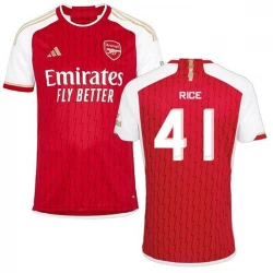 Arsenal FC Declan Rice #41 Fußballtrikots 2023-24 UCL Heimtrikot Herren