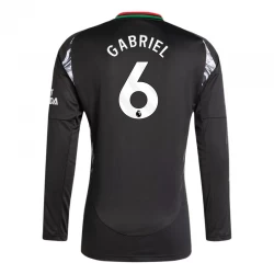 Arsenal FC Fußballtrikot 2024-25 Gabriel Magalhães #6 Auswärtstrikot Herren Langarm