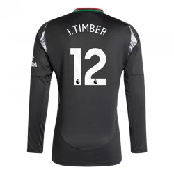 Arsenal FC Fußballtrikot 2024-25 J. Timber #12 Auswärtstrikot Herren Langarm