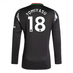Arsenal FC Fußballtrikot 2024-25 Tomiyasu #18 Auswärtstrikot Herren Langarm