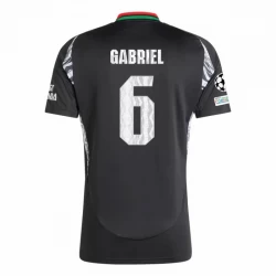 Arsenal FC Fußballtrikot 2024-25 UCL Gabriel Magalhães #6 Auswärtstrikot Herren