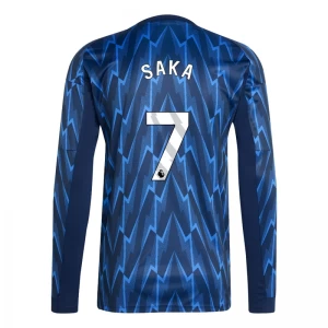 Arsenal FC Fußballtrikot 2025-26 Bukayo Saka #7 Auswärtstrikot Herren Langarm