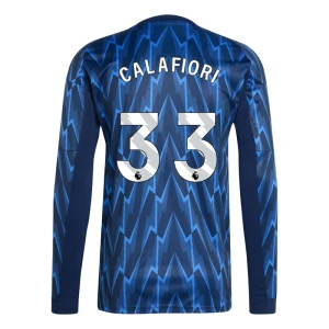 Arsenal FC Fußballtrikot 2025-26 Calafiori #33 Auswärtstrikot Herren Langarm