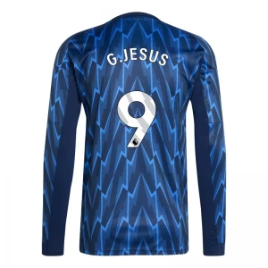 Arsenal FC Fußballtrikot 2025-26 Gabriel Jesus #9 Auswärtstrikot Herren Langarm