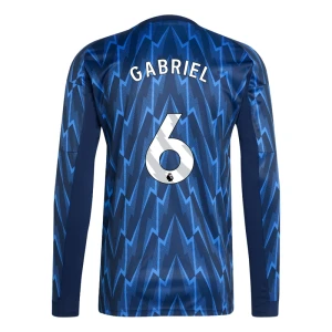 Arsenal FC Fußballtrikot 2025-26 Gabriel Magalhães #6 Auswärtstrikot Herren Langarm