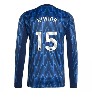 Arsenal FC Fußballtrikot 2025-26 Kiwior #15 Auswärtstrikot Herren Langarm
