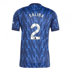 Arsenal FC Fußballtrikot 2025-26 William Saliba #2 Auswärtstrikot Herren