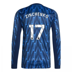 Arsenal FC Fußballtrikot 2025-26 Zinchenko #17 Auswärtstrikot Herren Langarm