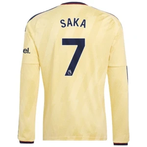 Arsenal FC Fußballtrikot Bukayo Saka #7 2026-27 Ausweichtrikot Herren Langarm