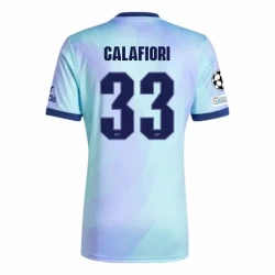 Arsenal FC Fußballtrikot Calafiori #33 2024-25 UCL Ausweichtrikot Herren