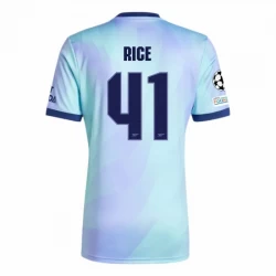 Arsenal FC Fußballtrikot Declan Rice #41 2024-25 UCL Ausweichtrikot Herren